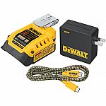 DEWALT Battery Charger and USB Wall Charging Kit $55