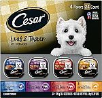 24-Pk 3.5 Oz CESAR Adult Wet Dog Food Variety Pack $14