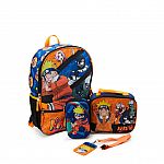4-Piece 17" Laptop Backpack & Lunch Bag Sets: Naruto $10.15 and more