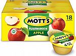 18-Count 4-Oz Mott's Applesauce $3.35