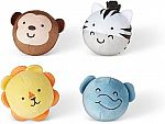 4-Piece Melissa & Doug Rollables Infant & Toddler Toy (Safari or Farm Friends) $5