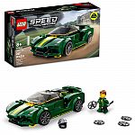 247-Piece LEGO Speed Champions Lotus Evija Car Model Building Kit $15.99