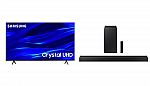 75" Samsung TU690T Crystal UHD 4K Smart Tizen TV + 2.1.ch Dolby & DTS Soundbar $549.99