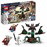 159-Pc LEGO Marvel Attack on New Asgard Thor & Monster Set $12
