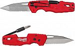 Milwaukee FASTBACK 5- in-1 Folding Knife with 3 in. Blade $19.97