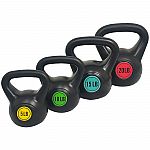 BalanceFrom Wide Grip Kettlebell Exercise Fitness Weight Set: 30-Lbs $15 and more