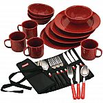 24-Piece Coleman Speckled Enamelware Cook Set $19.97