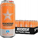 12-pack Rockstar Energy Drink with Caffeine Taurine and Electrolytes 16 fl oz $11.95