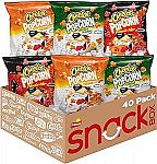 40-Count  Cheetos Popcorn, Cheddar, Flamin' Hot & Jalapeno Cheddar Variety Pack $12
