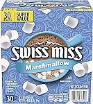 30 Count Swiss Miss Chocolate Hot Cocoa Mix With Marshmallows $5.95