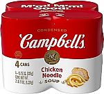 4-pack Campbell's Condensed Chicken Noodle Soup, 10.75 Ounce Can $2.94