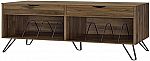 Novogratz Concord Woodgrain Turntable Stand w/ Drawers $48.71