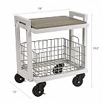 Atlantic Cart System 2 Tier Cart $32.99