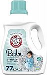 Arm & Hammer Baby 77 Loads Liquid Laundry Detergent $6.16