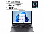Lenovo Slim 7i Pro 14" 2.8K IPS Touch Laptop (i7-11370H, 1TB SSD, 16GB) $587