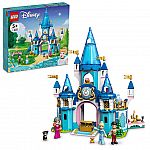 LEGO Disney's Cinderella and Prince Charming’s Castle 43206 Building Kit $54