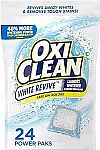 24-Count OxiClean White Revive Laundry Whitener & Stain Remover Power Paks $5.20