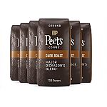 Amazon Warehouse: 6-Pk 10.5oz Peet's Major Dickason's Blend Dark Roast Ground Coffee $13.25