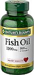 200 Ct Nature's Bounty Fish Oil 1200 Mg $7.80 and more