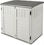 Suncast Horizontal 34 Cubic Feet Plastic Outdoor Storage Shed $164.50