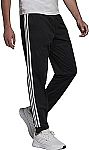 adidas Men's Essentials 3-Stripes Tricot Jogger Pants $14