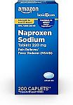 200-Count Amazon Basic Care Naproxen Sodium Tablets $5.22