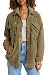Thread & Supply Faux Shearling Shacket $18.37