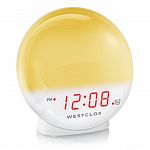 Westclox Sunrise/Sunset Simulating Alarm Clock w/ Dimmable Nightlight $8.71
