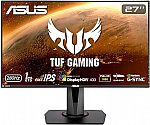 ASUS TUF Gaming VG279QM 27” HDR Monitor & TUF Gaming 27" 2K HDR Gaming Monitor (VG27AQ) $488