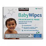 Costco Members: 900-Ct Kirkland Signature Baby Wipes $17.99