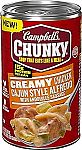 Campbell’s Chunky Soup, Creamy Cajun Chicken Alfredo Soup, 18.8 oz Can $1.59