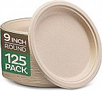 125-Count Heavy Duty Disposable Plates $10.99