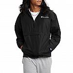 Champion Men's Packable Windbreaker & Water-Resistant Hooded Jacket $12.50