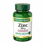 250-Count Nature’s Bounty Zinc 50mg Caplets $5.16