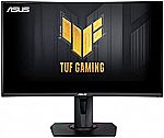 ASUS 27” 1080P TUF Gaming Curved FHD HDR Monitor (VG27VQM) $199