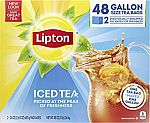 48-Count Lipton Gallon-Sized Iced Tea Bags $5.98