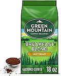 18 Oz Green Mountain Coffee Roasters Breakfast Blend Ground Coffee $6.20
