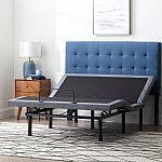 Lucid Comfort Collection Queen Deluxe Adjustable Bed Base with Wireless Remote and Smart App $557 and more