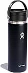 20-Oz Hydro Flask Wide Mouth Bottle with Flex Sip Lid $17.77