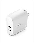 Belkin 40W Dual Port USB C Wall Charger $17.99