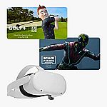 Meta Quest 2 Advanced All-In-One Virtual Reality Headset + GOLF+ + Space Pirate Trainer DX $399