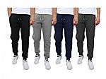 4-pk Men's and Women's Fleece Joggers $27.99