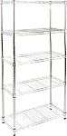 Amazon Basics 5-Shelf Adjustable Heavy Duty Storage Shelving Unit $53.29