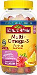 150-Count Nature Made Women's Omega-3 Multivitamin Gummies 2 for $14.99