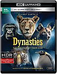 BBC Earth: Dynasties Narrated by Sir David Attenborough (4K UHD + Blu-ray) $11.99