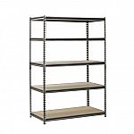 Edsal 48"W x 24"D x 72"H 5-Shelf Steel Freestanding Shelves $74