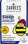 Zarbee's Kids 1mg Melatonin Chewable Tablet 30 Count