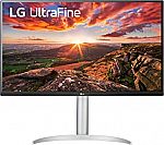 32" LG 3840x2160 4K UHD IPS FreeSync Monitor $399.99