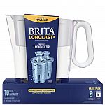 Brita Large 10-Cup Water Filter Pitcher with 2 Longlast+ $24