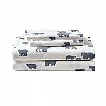 3-Piece Eddie Bauer 100% Cotton Flannel Bedding Set (Twin) $19.96
